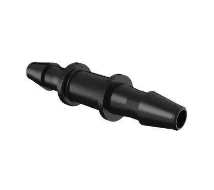 Straight Coupler 3/32 ID in Black Nylon
