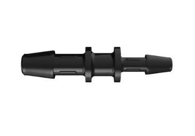 Reduction Coupler 3/16 ID x 1/8 ID in Glass Filled Black Nylon