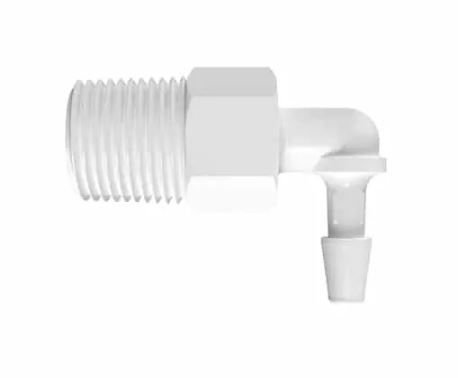 Natural Nylon L 1/8BSPT x 3/16ID