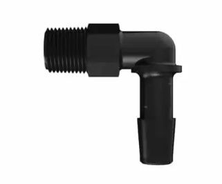 Black Nylon L 1/8BSPT x 5/16