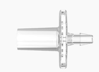 Male Slip Luer 1/16 ID in CrystalVu