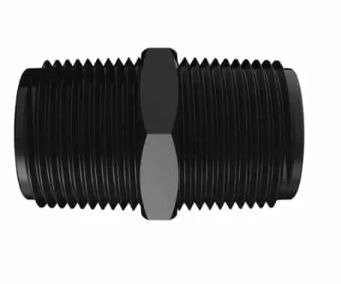 Black Nylon Nipple 1 NPT