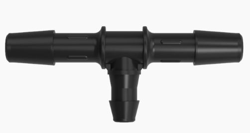 Black Nylon Tee 1/4 Barb x 3/16 Barb -200 series