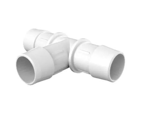White Prop. Tee 1 Barb