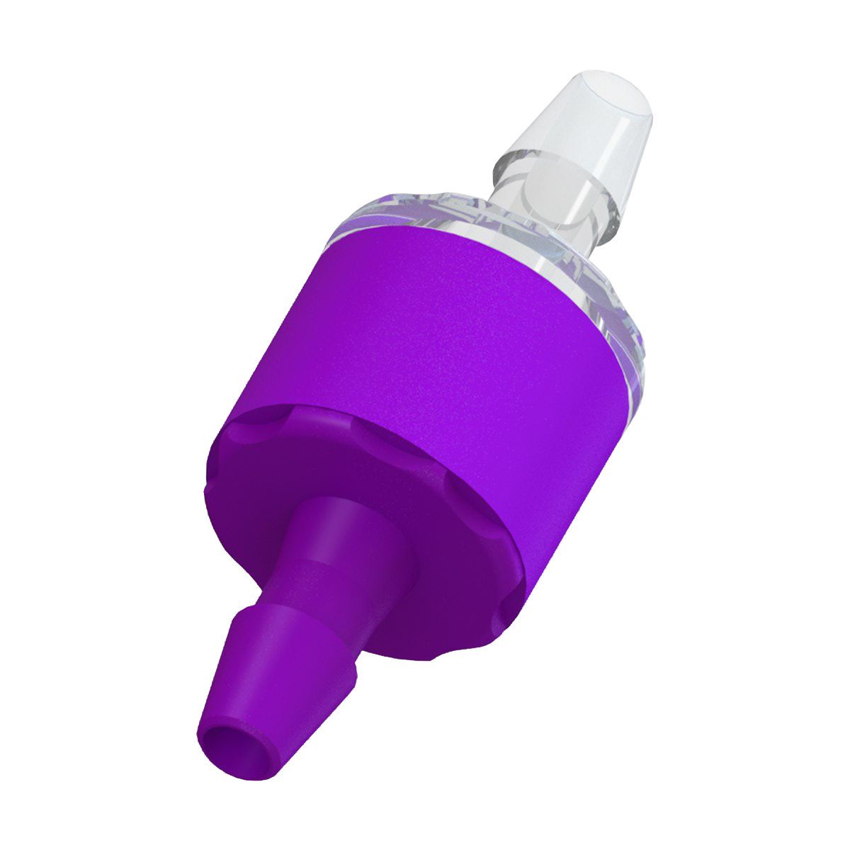 Check Valve 1/8 (3.2mm) ID Tube - ABS Body 