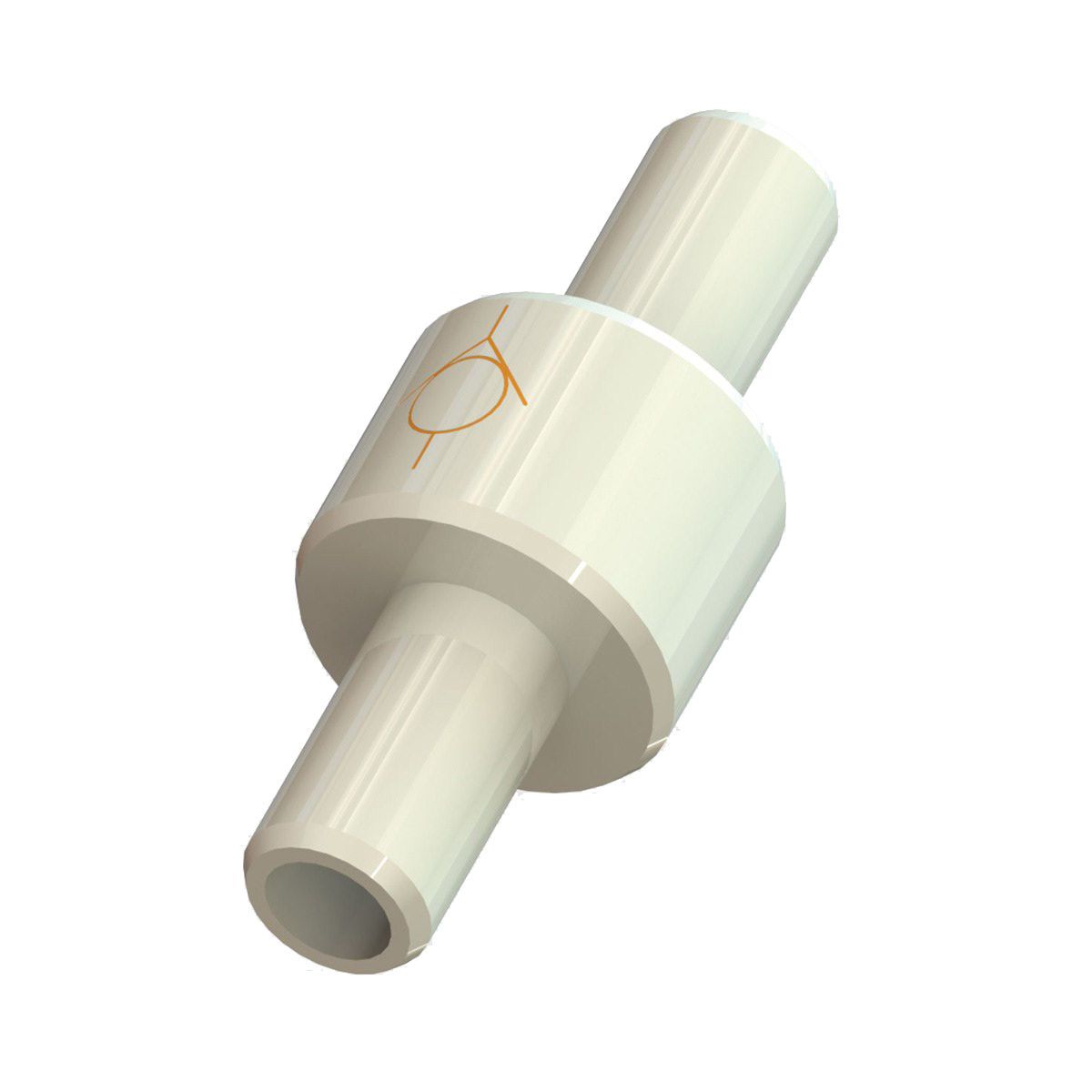 Check Valve 1/16 Streight Ports - Polysulfone -< 0.8 H2O Cracking Pressure - Internal Silicone Disc