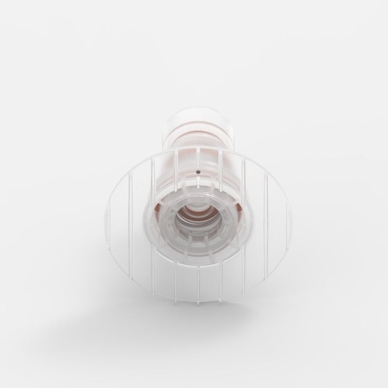 Port Plate Quick Coupling Medium (2), female, valved, Non-Animal Derived Polypropylene (PP) - Buna-N, Spring: Non-Metallic, 8402