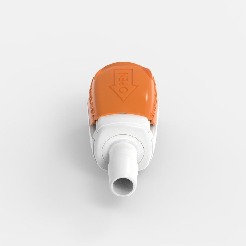 Barbed Quick Coupling Medium (3), male, open flow, 3/8, Acetal (AC) - Buna-N, Spring: Non-Metallic