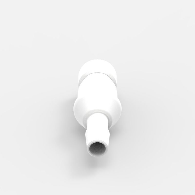 Barbed Quick Coupling Medium (3), female, open flow, 3/8, Acetal (AC)