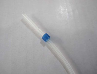 Tube stopper for 1.0mm x 1.0mm (ID x WT) - blue