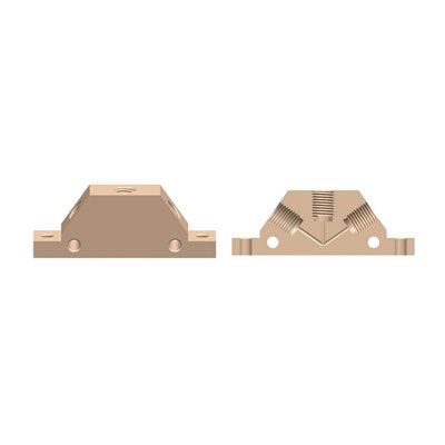 PEEK Mixing T-Adapter - 3 x 10-32 UNF flat bottom
