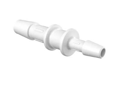 Reduction Coupler 1/4 ID x 5/32 ID in White Nylon