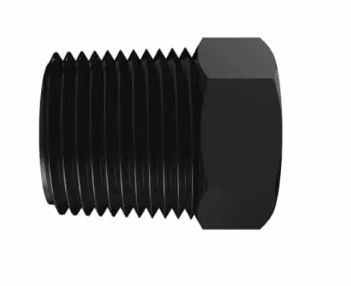 Black Nylon Plug 3/8 British Pipe Thread