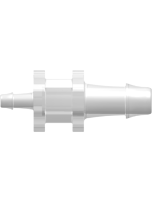 Tube to Tube Fitting Straight Through Reduction Tube Fitting with 500 Series Barbs, 3/16