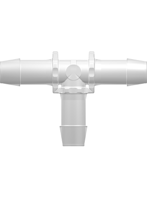 Tube to Tube Fitting Tee Tube Fitting with Barbs, 1/2