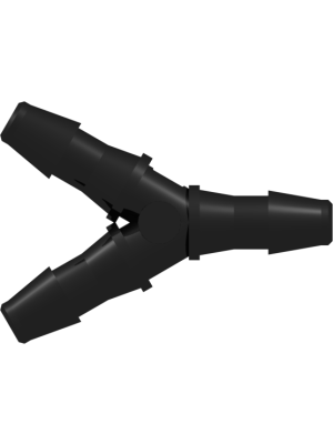 Tube to Tube Fitting Y Tube Fitting with Barbs, 1/4