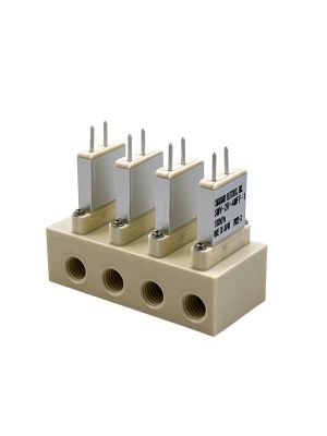 SMV 4-way miniature valve block - PEEK, FFKM - selector