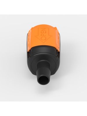 Barbed Quick Coupling Large (1), male, open flow, 1/2