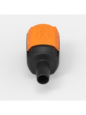 Barbed Quick Coupling Large (1), male, valved, 1/2
