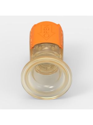 Sanitary Flange Quick Coupling Large (2), male, valved, 1 1/2