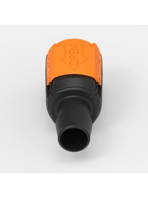 Barbed Quick Coupling Large (3), male, valved, 3/4