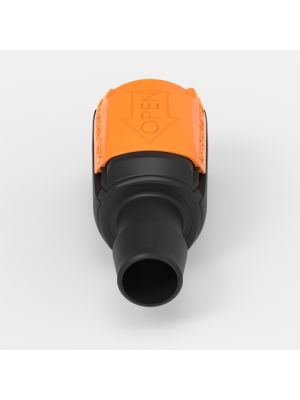 Barbed Quick Coupling Large (3), male, open flow, 3/4