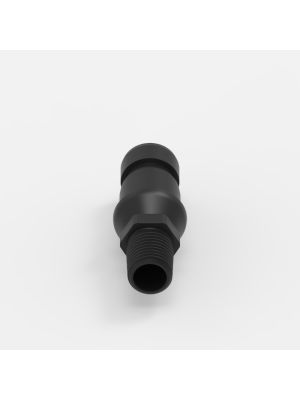 Threaded Quick Coupling Medium (1), female, open flow, 1/4