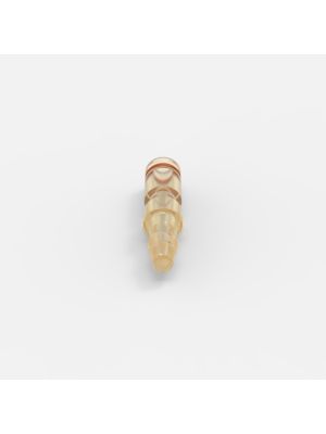 Barbed Quick Coupling Micro-O (3), female, open flow, 3/16