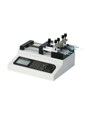 Laboratory syringe pump with up to 4 channels