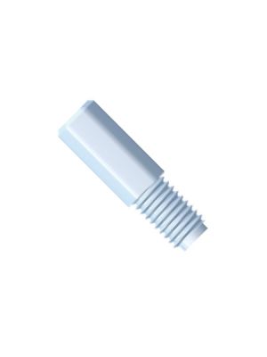 Fitting, 1/4-28UNF for 1.6 / 2.0mm OD-Tubing, 5/16” Hex head, PP