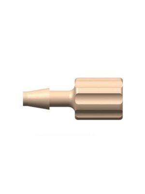 PEEK female threaded fitting 1/4-28UNF - 1/8