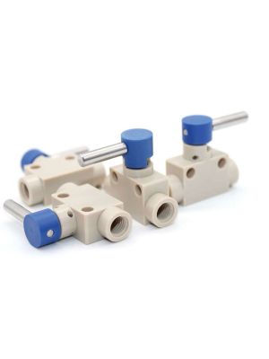 Manual 2-way PEEK stop valve