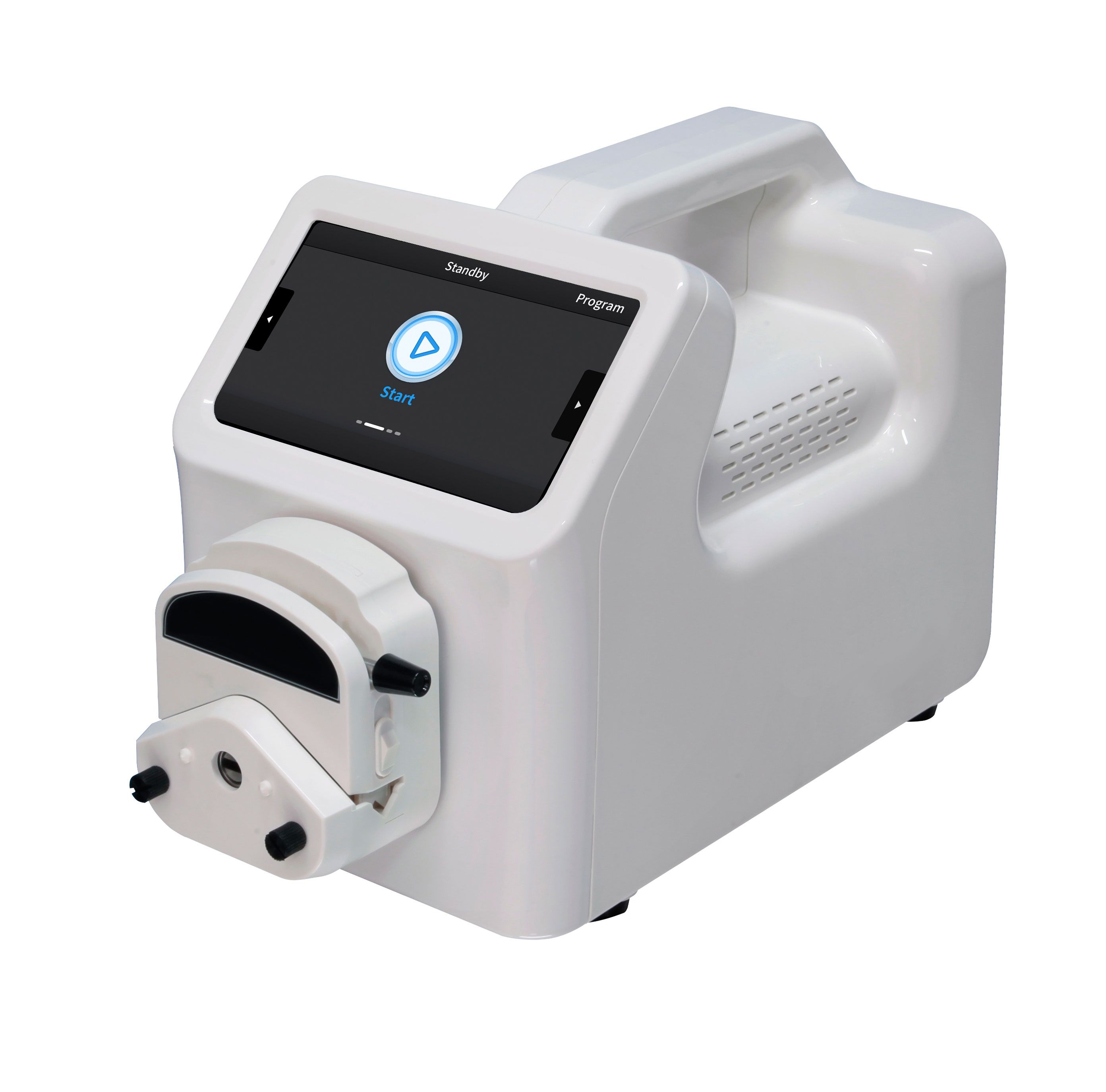 Precise laboratory peristaltic pump 0,15 µl/min–500 ml/min - Many functions, large display