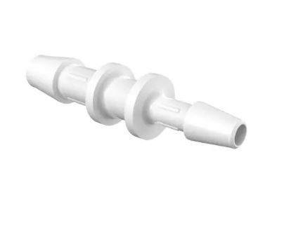 Reduction Coupler 3/16 ID x 1/8 ID in White Nylon