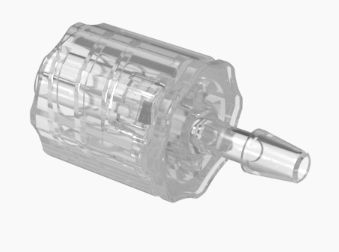 Stationary Male Luer Lock 3/32 Barb in Non Animal Derived Polypropylene-Natural