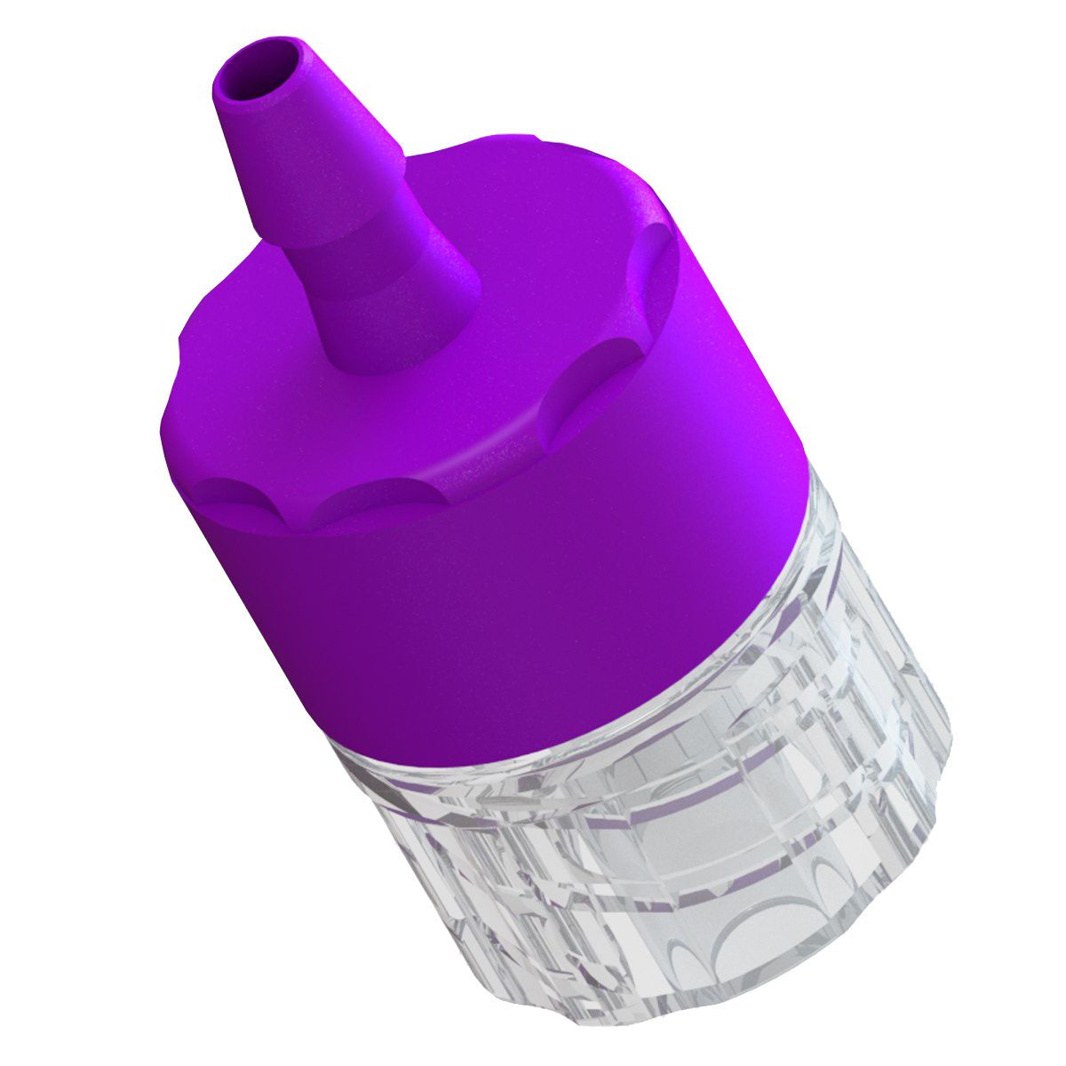 Single Use Disk Check Valve 3/32 Barb to Luer Lock Male - ABS Body with Polystyrene & Silicone Disc