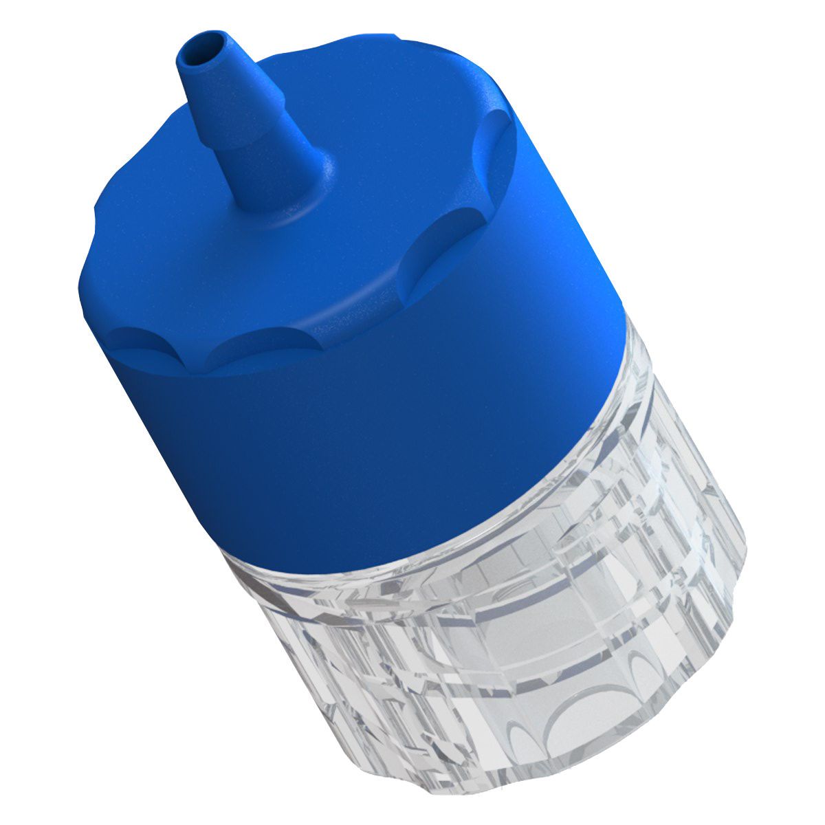 Single Use Disk Check Valve Male Luer Lock to 1.6mm (1/16) ID Tube, Cracking Pressure 