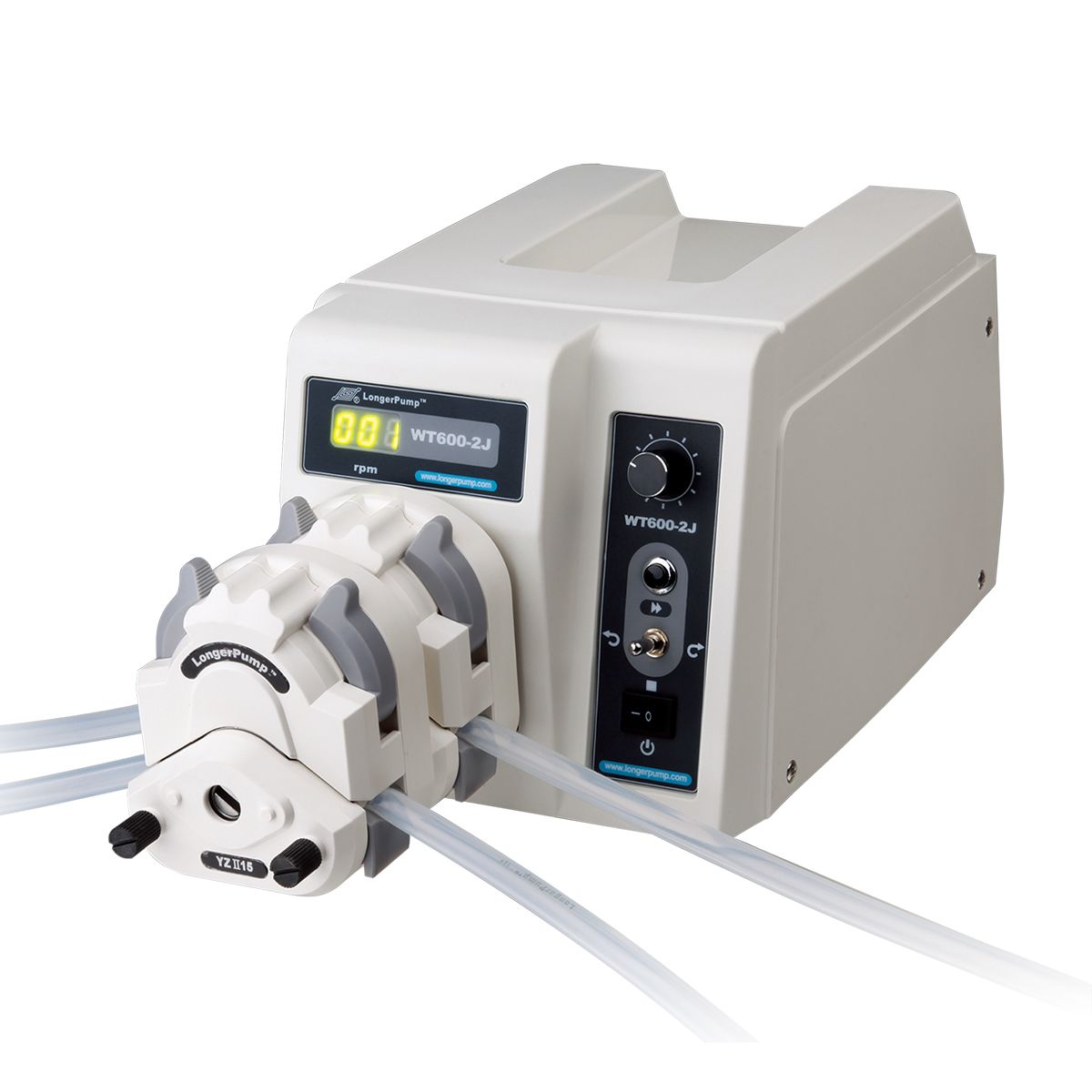 Laboratory peristaltic pump up to 6000 ml/min and 4 pump heads