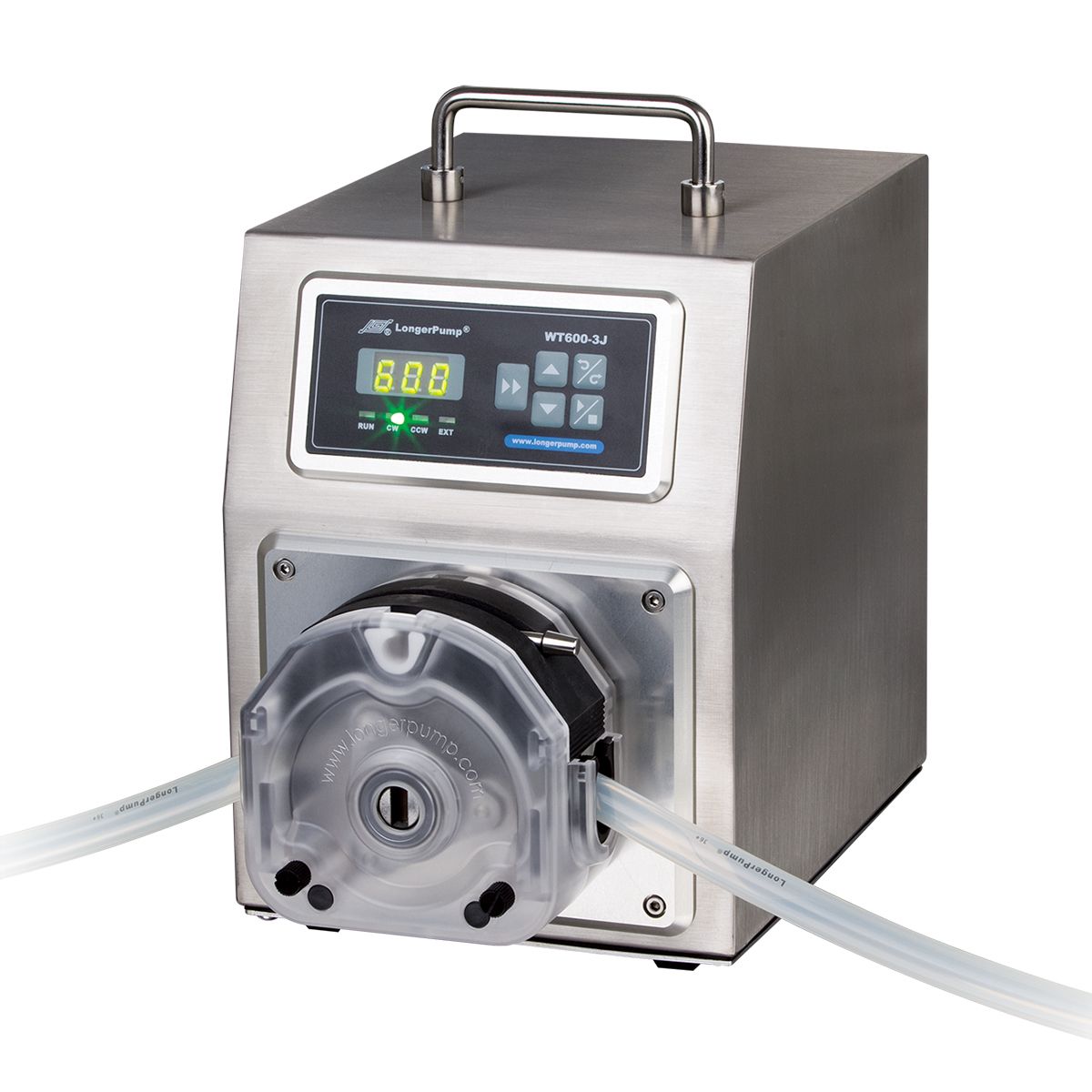 Laboratory peristaltic pump IP55 up to 6000 ml/min and 4 pump heads - 0.5-5V External Control