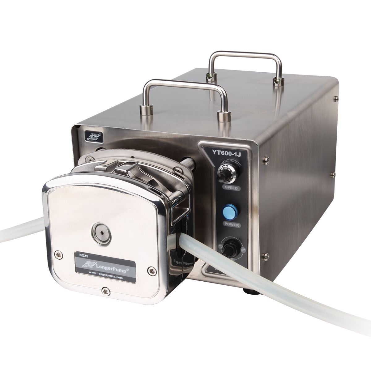 Industrial peristaltic pump with stainless steel housing - IP54 - up to 11l/min / Head (max. 2 heads)