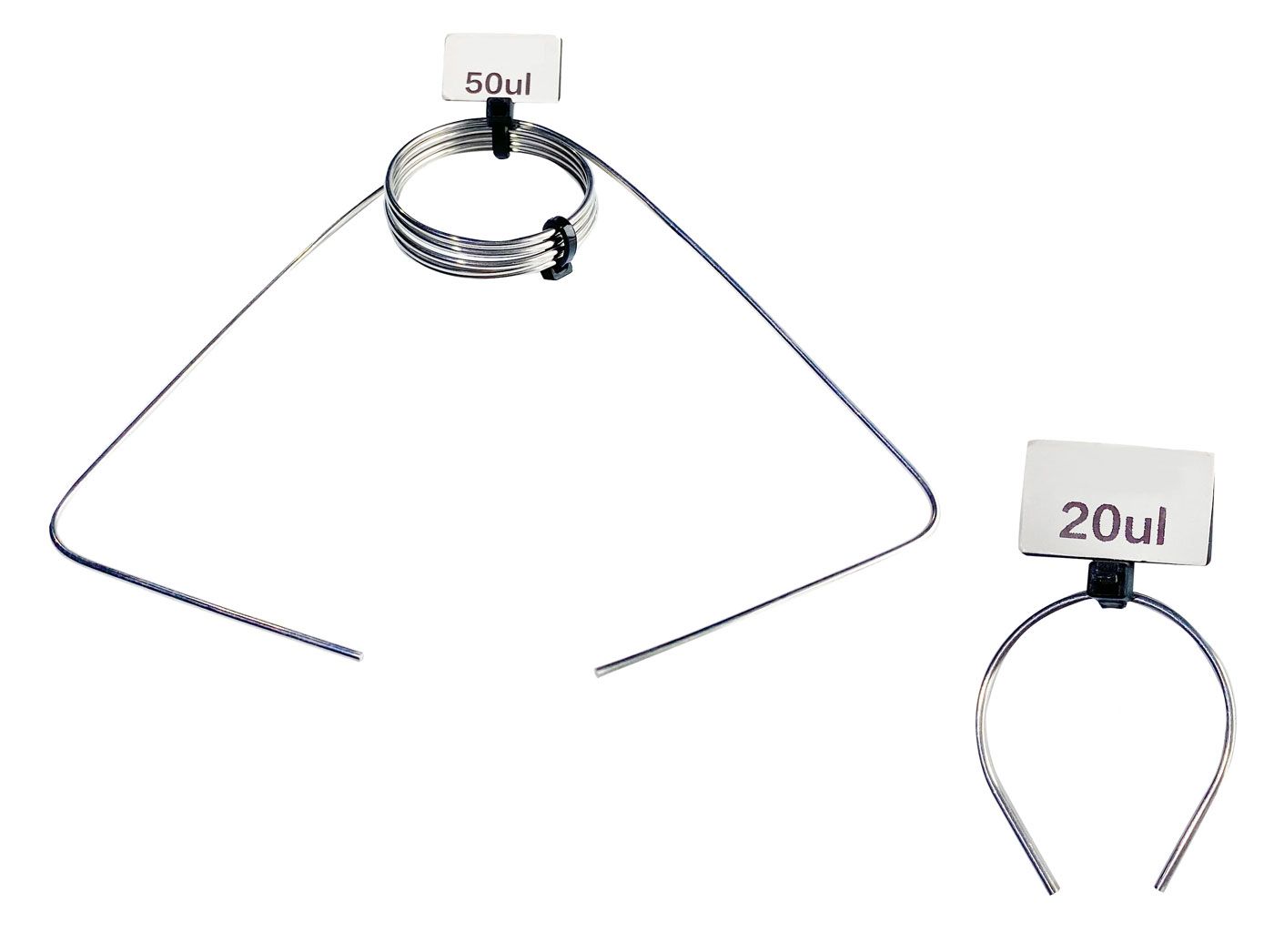 Stainless steel sample loops 0.25 - 1.0mm ID - Tailored volumes