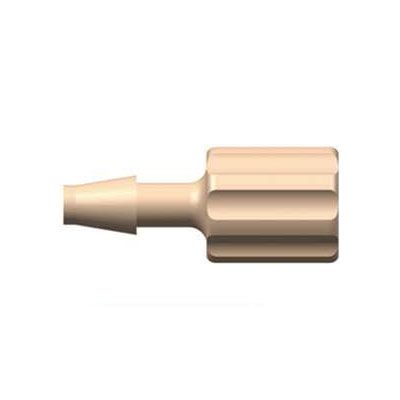 PEEK female threaded fitting 1/4-28UNF - 1/8 (3.2 mm) ID