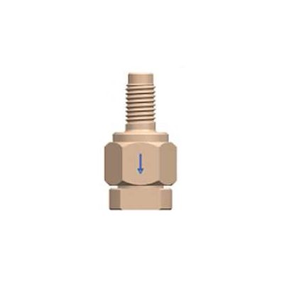  PEEK Outlet Diaphragm Check Valve - 1/4-28 UNF - 1.5mm