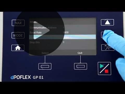 dPOFLEX Industrial peristaltic pump for pharmaceutical and biotechnology IP66 - Cast aluminum