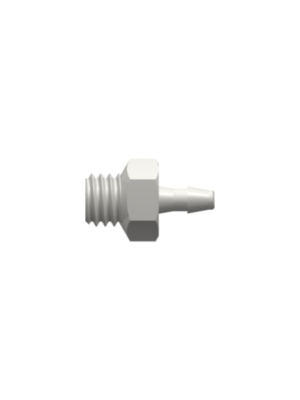 Threaded UNF Fitting 10-32 UNF Thread to Barb, 1/16