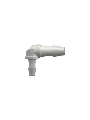 Tube to Tube Fitting Elbow Reduction Tube Fitting with Barbs, 3/32