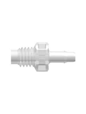 Threaded Metric Fitting M6x1 Thread to Barb, 1/8
