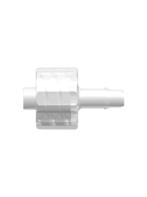 Male Luer Fitting Male Luer Integral Lock Ring to Barb, 1/8