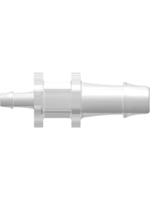 Tube to Tube Fitting Straight Through Reduction Connector with 500 Series Barbs, 1/4