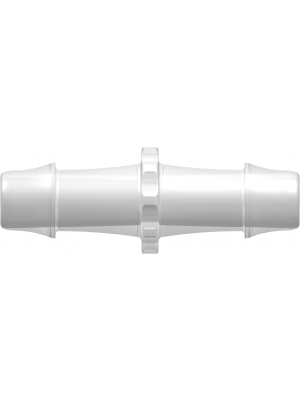 Tube to Tube Fitting Straight Through Tube Fitting with 500 Series Barbs, 3/4